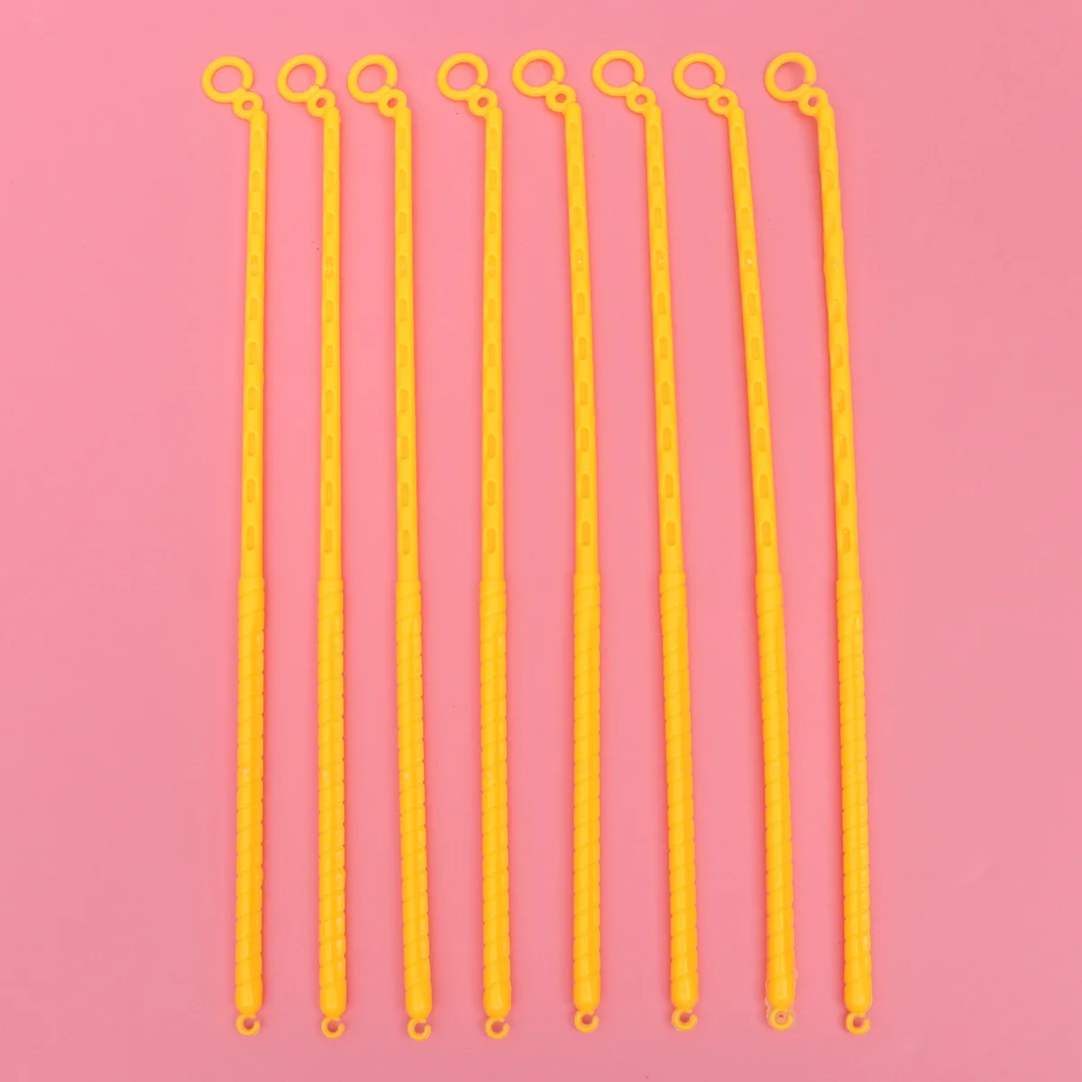 

100pcs 23Cm Plastic Lantern Handle Smooth Handheld Lantern Rod For Party Festival Gathering Decor Home Use Orange