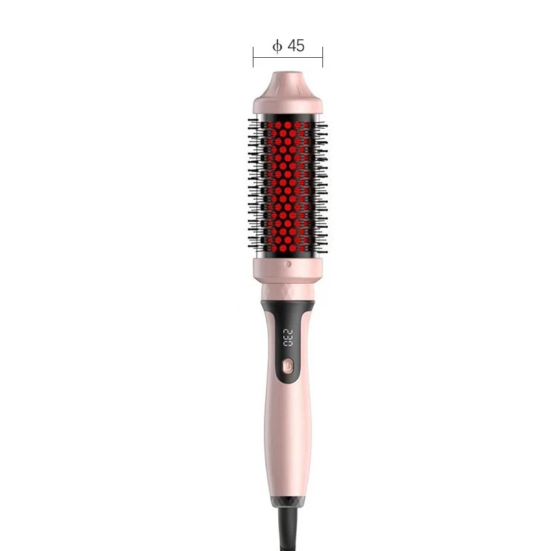 2026 Three-in-One Multi-functional Hair Comb - Electric Heating Comb for Straightening and Curling in One, Integrated Design