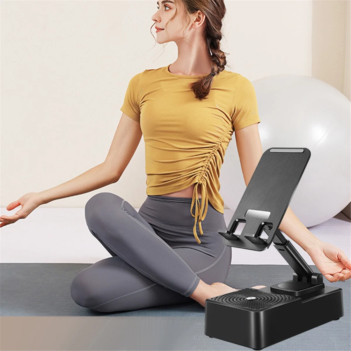 

POP-lCell Phone Holder with Bluetooth Audio Multi-Function Portable Cell Phone Holder Desktop Cell Phone Tablet
