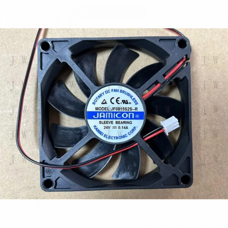 DDJ  1PC for JAMICON JF0815S2S-R DC24V 0.14A 8CM 8015 2-wire inverter cooling fan