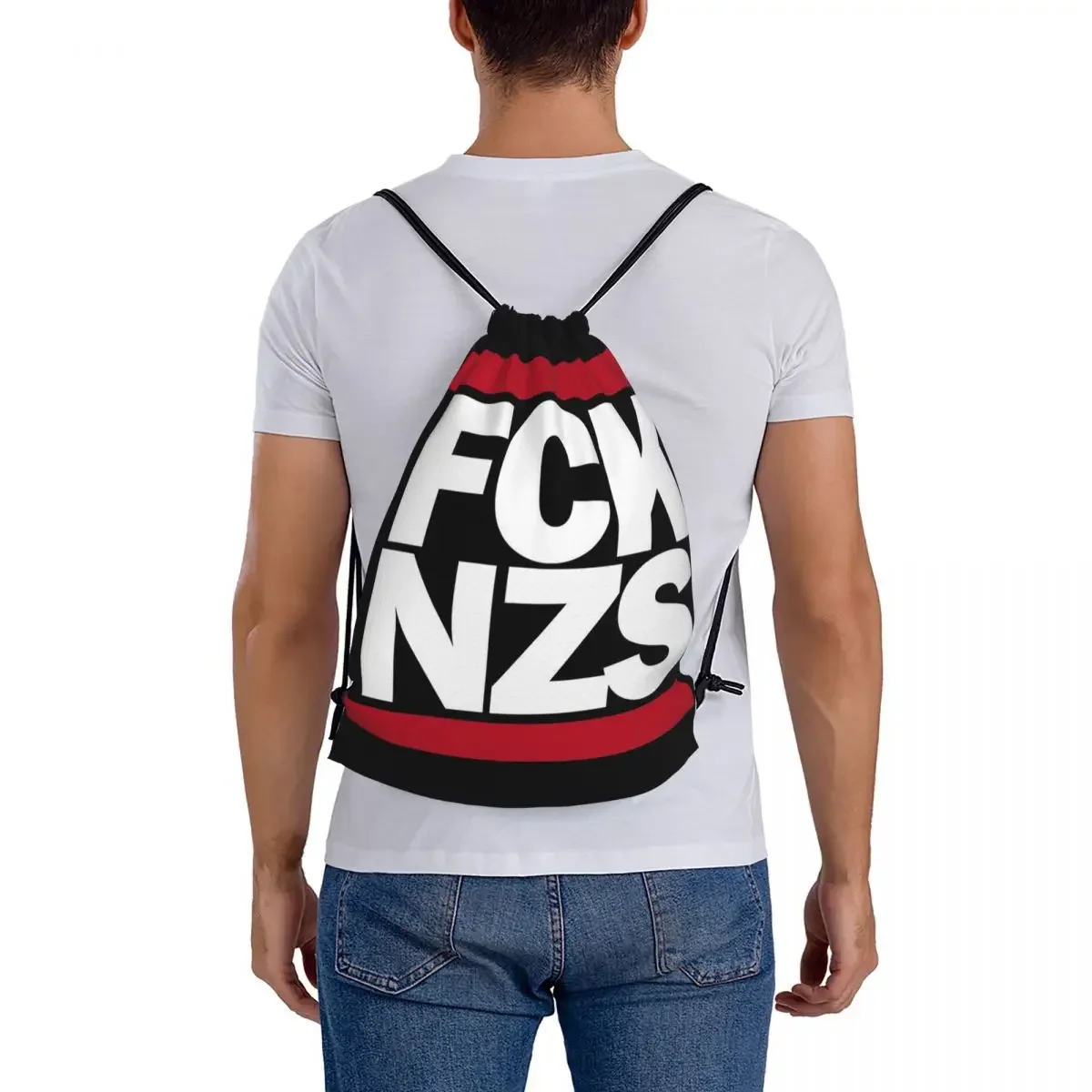 Fck Nzs zaini moda borse portatili con coulisse borsa con coulisse borsa per scarpe da tasca borsa per la scuola di viaggio