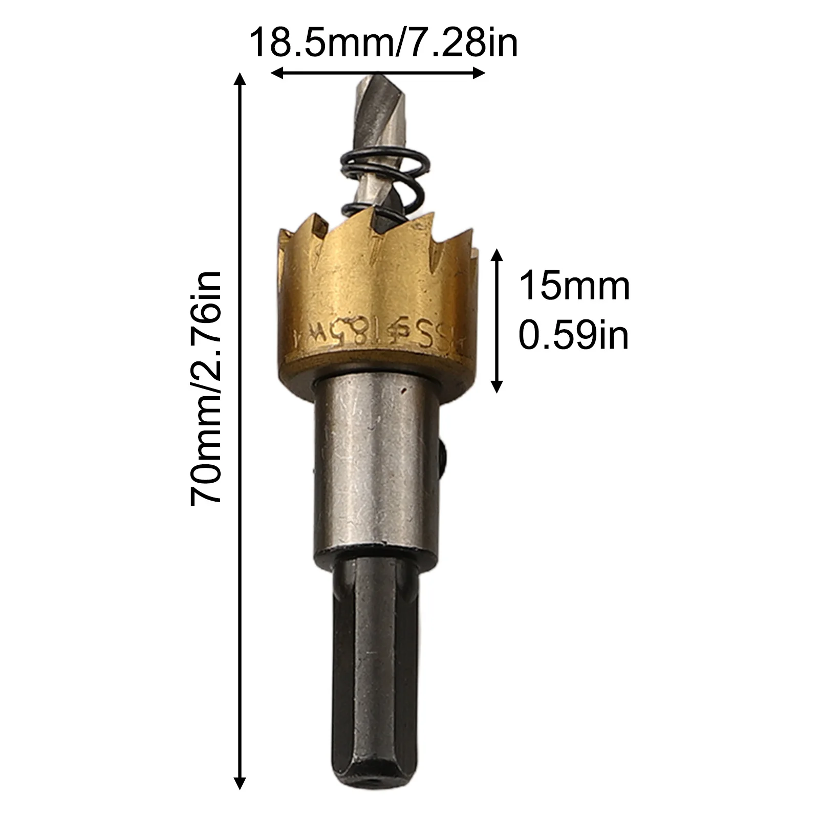 

For Home Use 16mm 0.62'' Drill Bit Set Compact Storage Drill Bit Box Compact Storage Box Efficient Cutting Capability