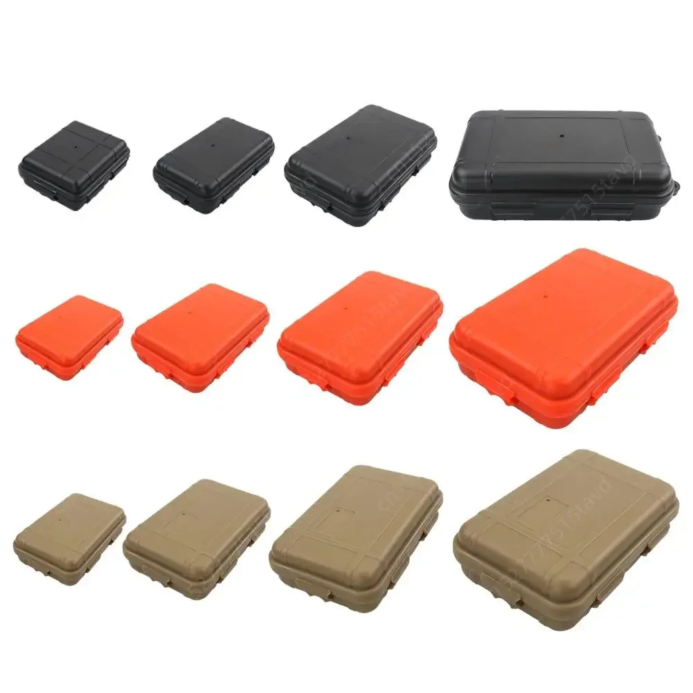

Outdoor Plastic Waterproof Airtight Survival Sealed Box Dustproof Shockproof EDC Tools Storage Container Case Travel Storage Box