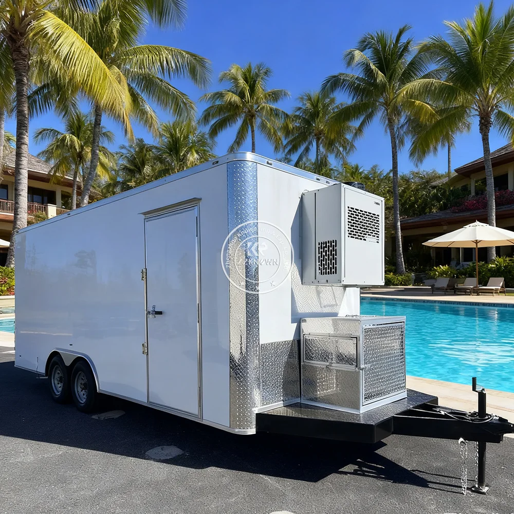 Customizable Modern Style Refrigerated Trailer for Sale Mobile Cold Storage Trailer Supplier Professional Reefer Trailer
