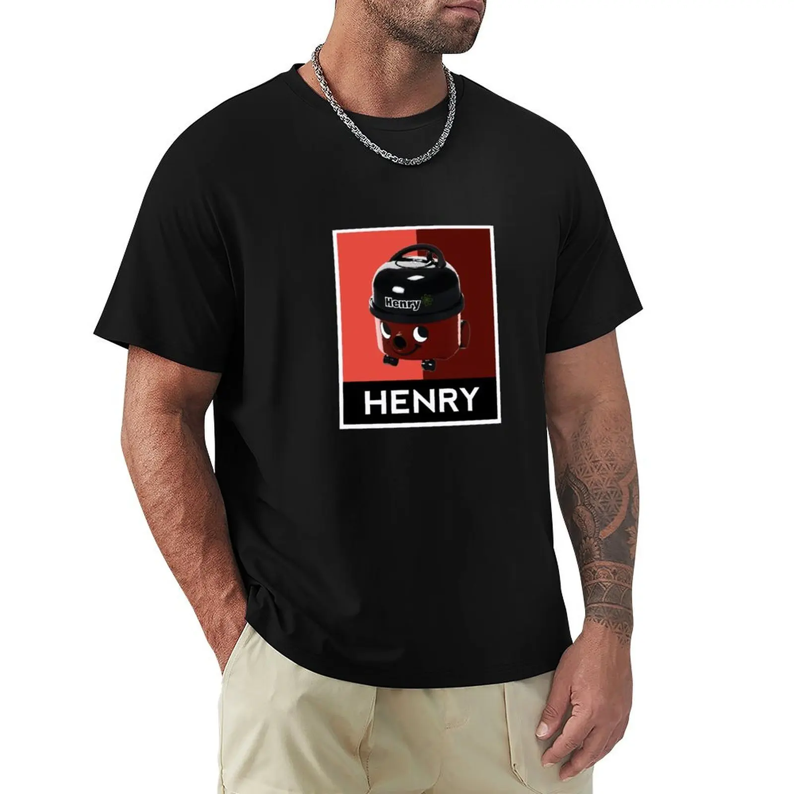 

Henry Hoover Pop Art Design T-Shirt Halloween Casual T-Shirt