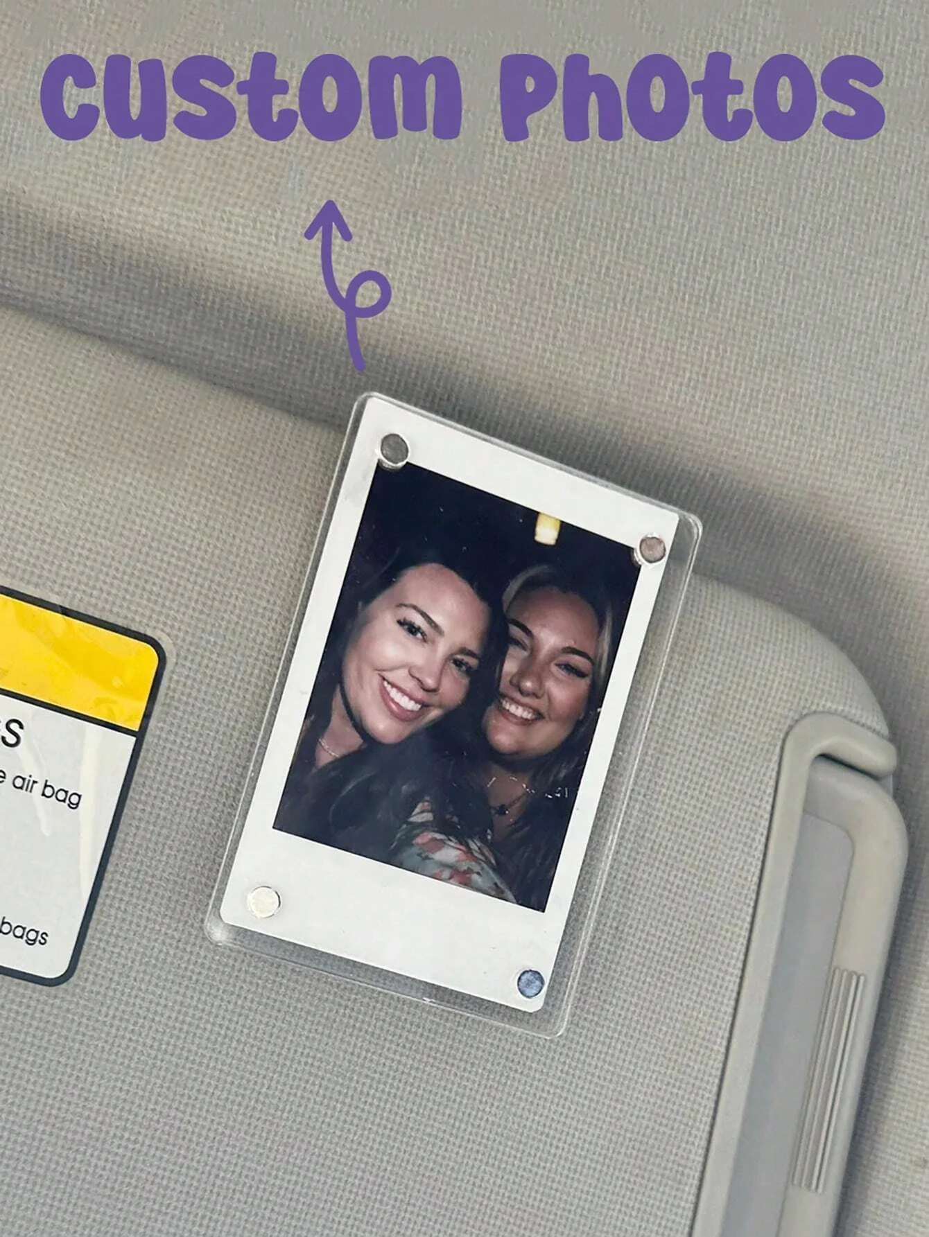 

Custom Visor Photo, 2.36x3.54 Inch Car Photo, Mother's Day Gift, Father's Day Gift, Customized Photo, Personalized Car Picture,
