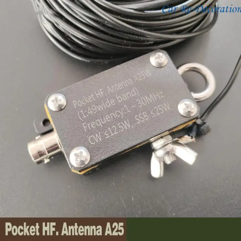 

R58D Pocket HF Antenna Pocket High Frequency Antenna A25 1-30Mhz Balun Long Line