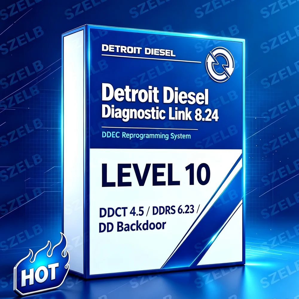 DDDL 8.24 Level 10 Detroit Diesel Diagnostic Link DDCT DDRS DD Backdoor Troubleshooting Parameter Reading/Editing Calibration