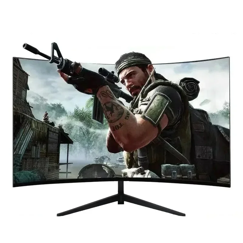 27 inch ultra wide curved monitor LED screen 1K 2K 4K 144hz 165hz pc computer hardware gaming monitor