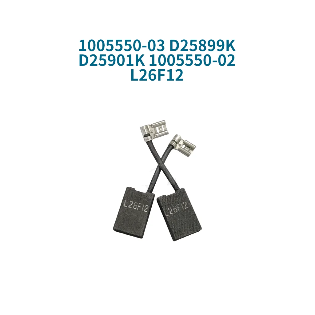 Carbon Brushes 1005550-03 1005550-02 L26F12 for DEWALT D25899K D25901K L26F12 Demolition Hammer Power Tool Accessories