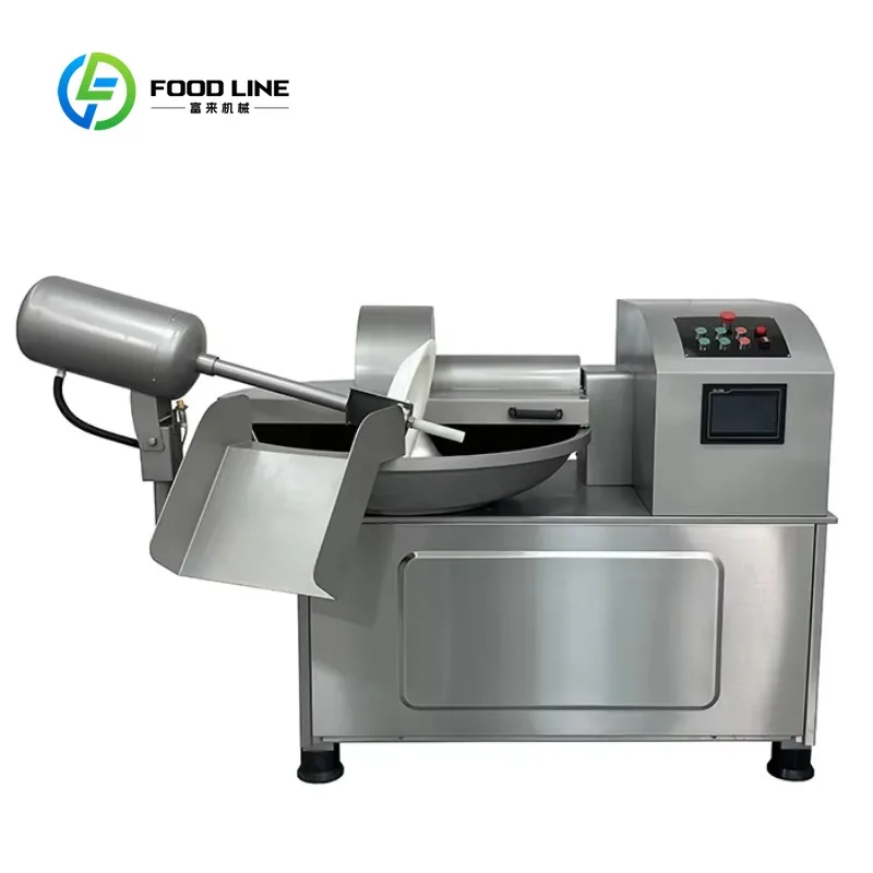 Custom Meat Emulsifier Bowl Cutter Machine Stainless Steel Multi Purpose Processor for Sausage Ham and Meatball Production Line