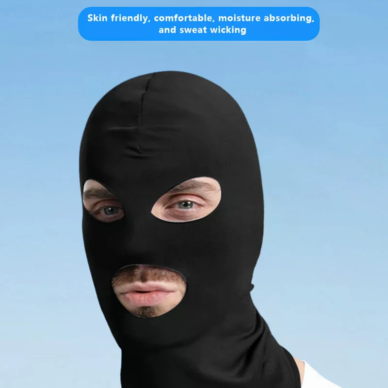 /HTF/Motorcycle Full Face Masks Cap Hat Motocross Motorbike Helmet Moto Riding Neck Face Hood Moto Mask Breathable