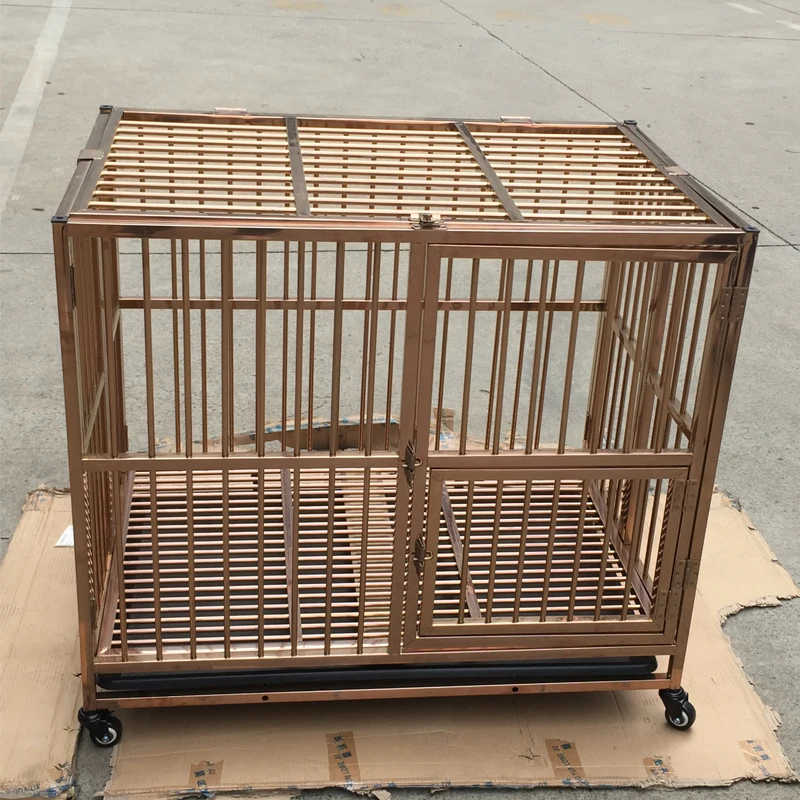 طبقة واحدة باب واحد قفص النقل الكلب للطي قفص الكلب بيت الحيوانات الأليفة في الهواء الطلق