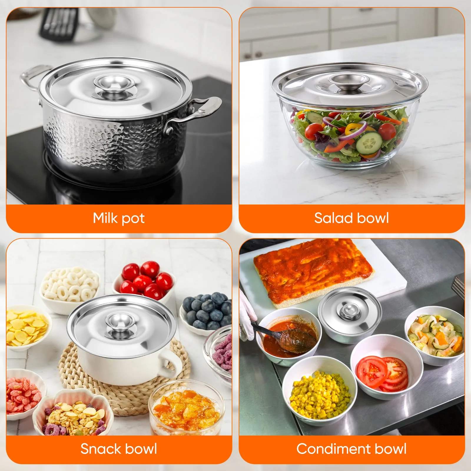 1Pcs 14Cm Stainless Steel Seas - Kitchen Gadgets You Must Have 评论和价格