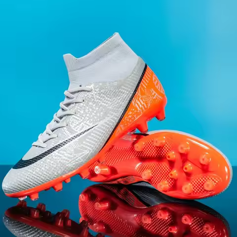 Men Football Shoes Studded Sneaker Fast TF/FG Original Society Resistant Soccer Shoes Professional Outdoor Match Football Boots