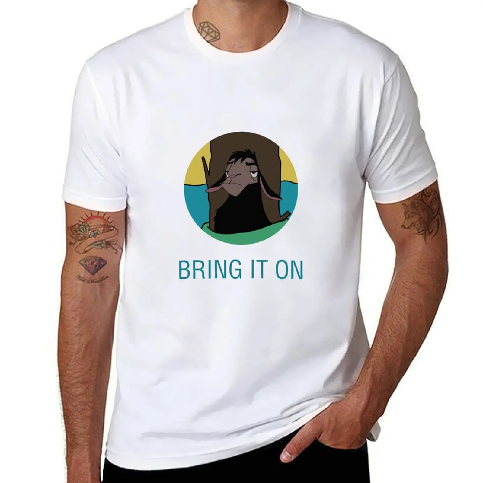 

Kuzco bring it on T-Shirt man t shirt heavy cotton t shirts for man cotton soft essential t shirt T-shirt