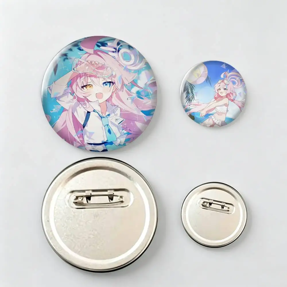 Blue Archive Takanashi Hoshino-o Brooch Metal Badge Brooch, Fashion Decorative Pins for Hat Bag Clothing Decoration Gift