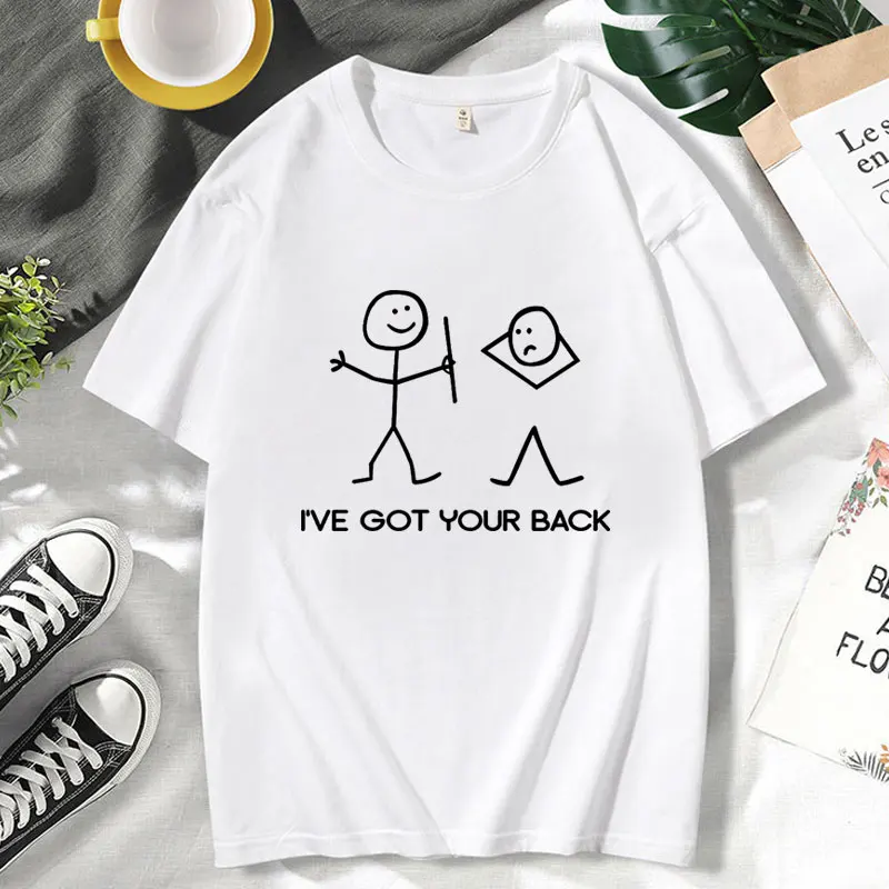 

I've Got Your Back Funny Joke Spoof T Shirt Fashion Oversized Short Sleeves T-shirt Summer Men Women Casual Cotton Tee Shirts