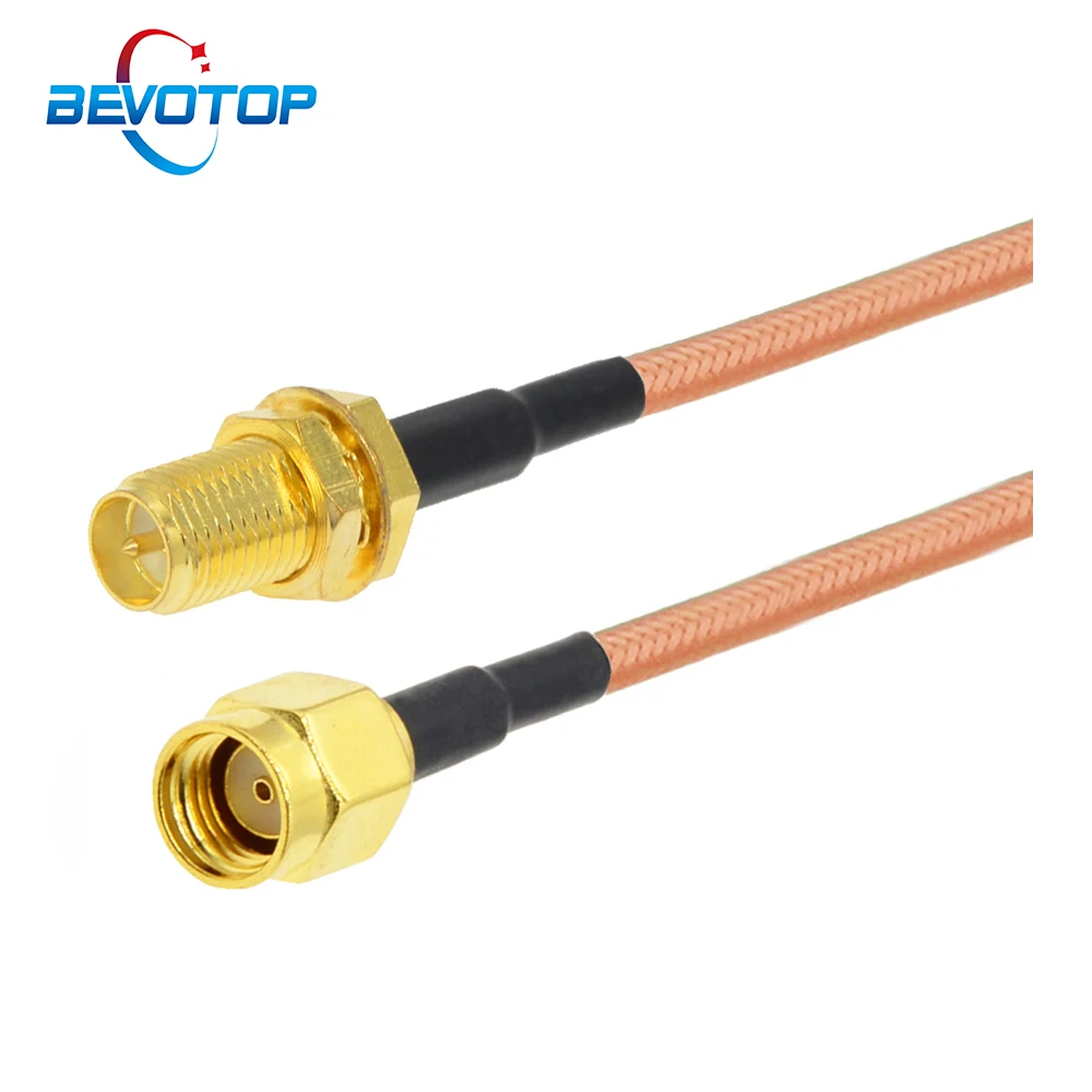 RG142 Cable RP-SMA Male to RP SMA Female Adapter Pigtail WIFI Router Antenna Extension Jumper RF Coaxial Cable Wire Cord