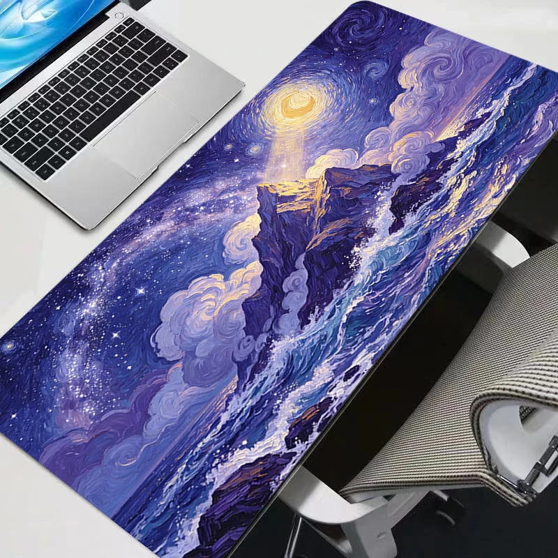 Mouse pad Abstract oil painting Computer Speed type carpet mat for e-sports players Laptop Keyboard Mousepad Office Desk Mat