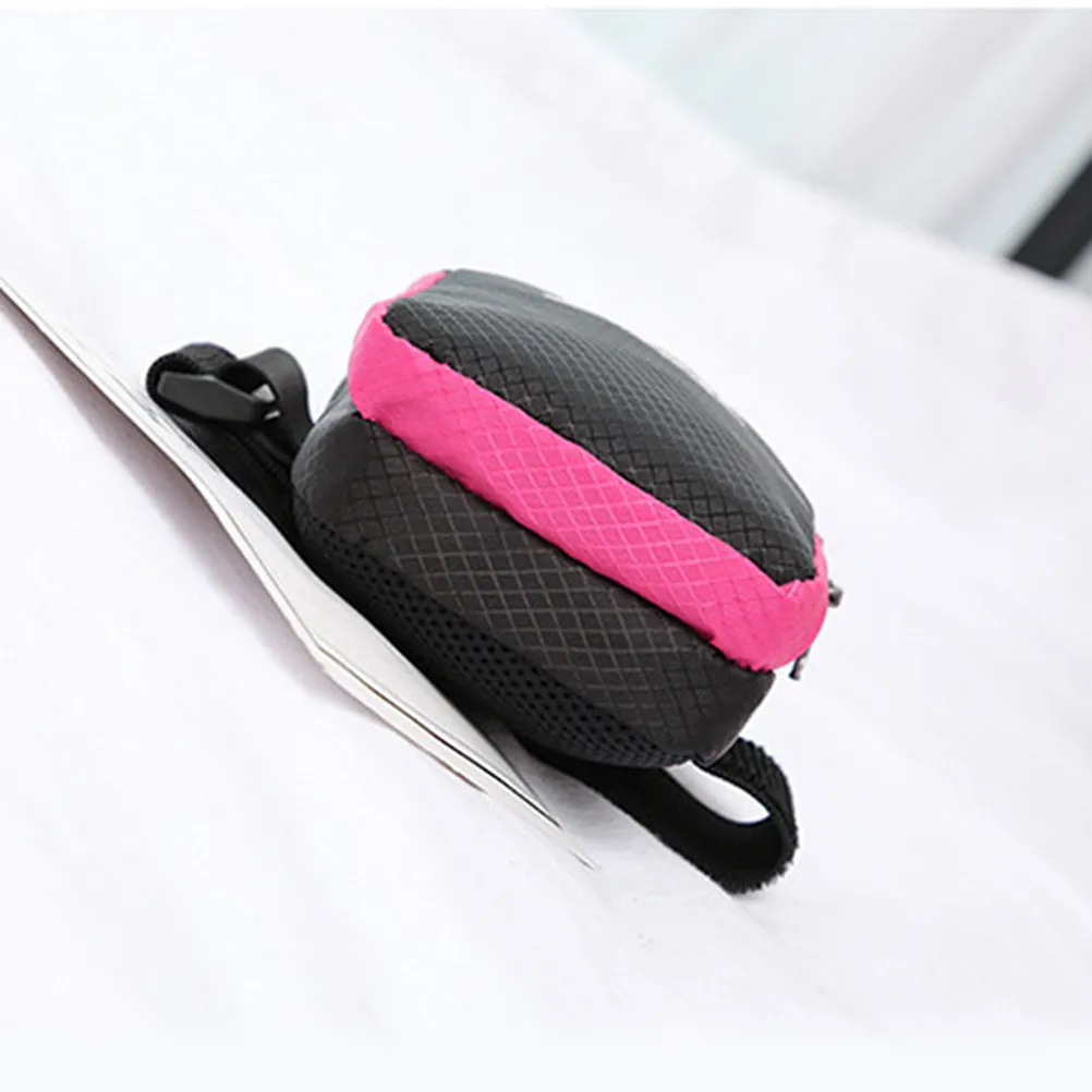 Rose Red Lightweight Breathable Sports Armband for Running Gym Hiking Mountain Climbing Large Capacity Mobile Phone Bag with