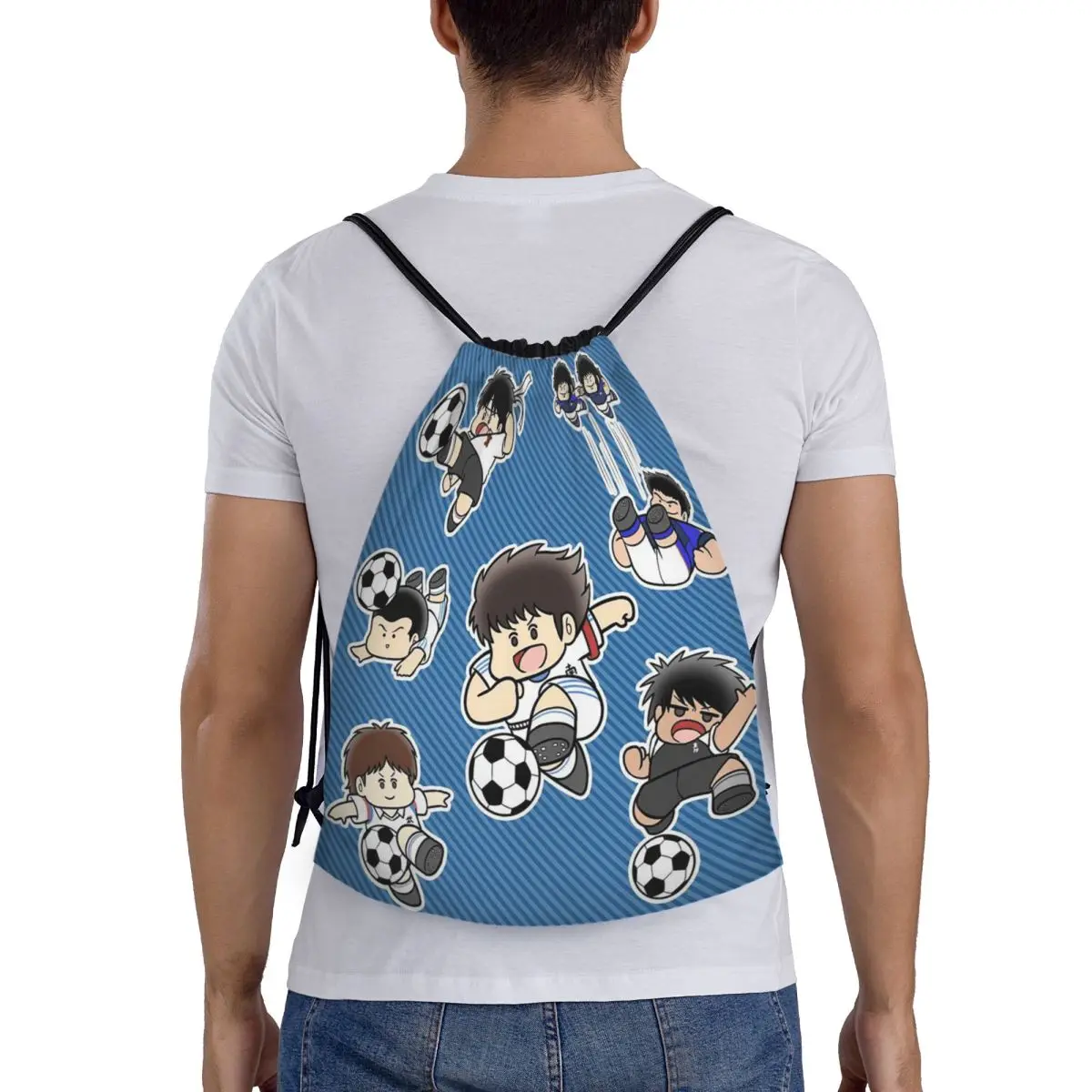 

Captain Tsubasa Ozora Backpacks Fashion Portable Drawstring Bags Sundries Bag Book Bags For Travel Students