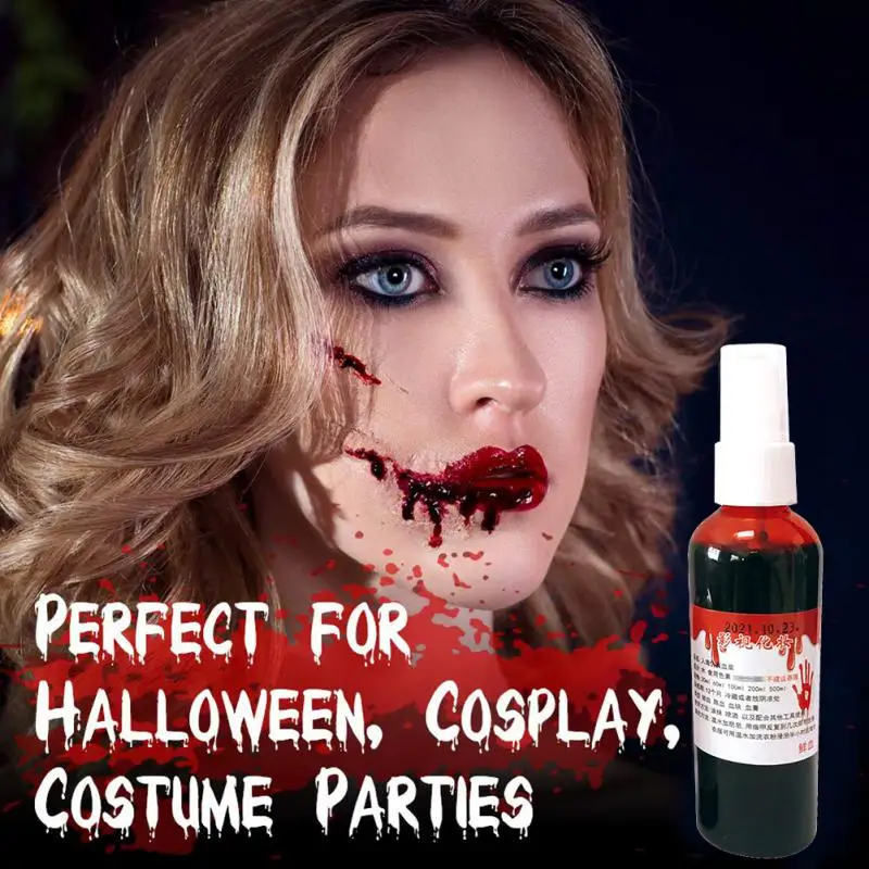 Halloween sangue finto/simulazione umano vampiro umani denti ematopoietici/puntelli vomito Pulpbtmv commestibile Cos Ultra-realistico