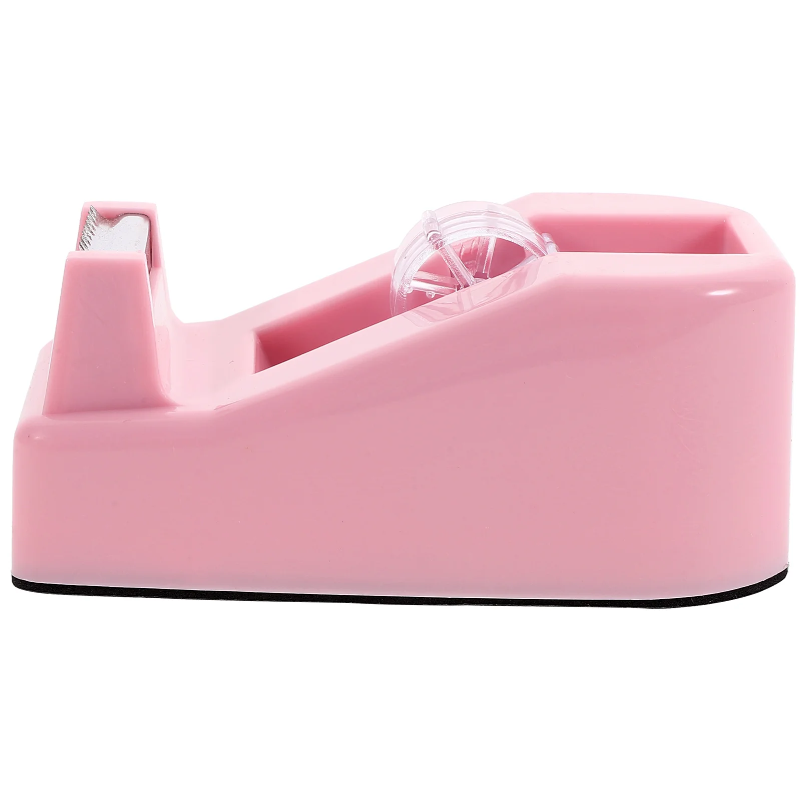 Pink Tape Dispenser Macaron Color Small Holder Creative Desktop Office Machine Packaging (cherry Blossom Pink) Plastic