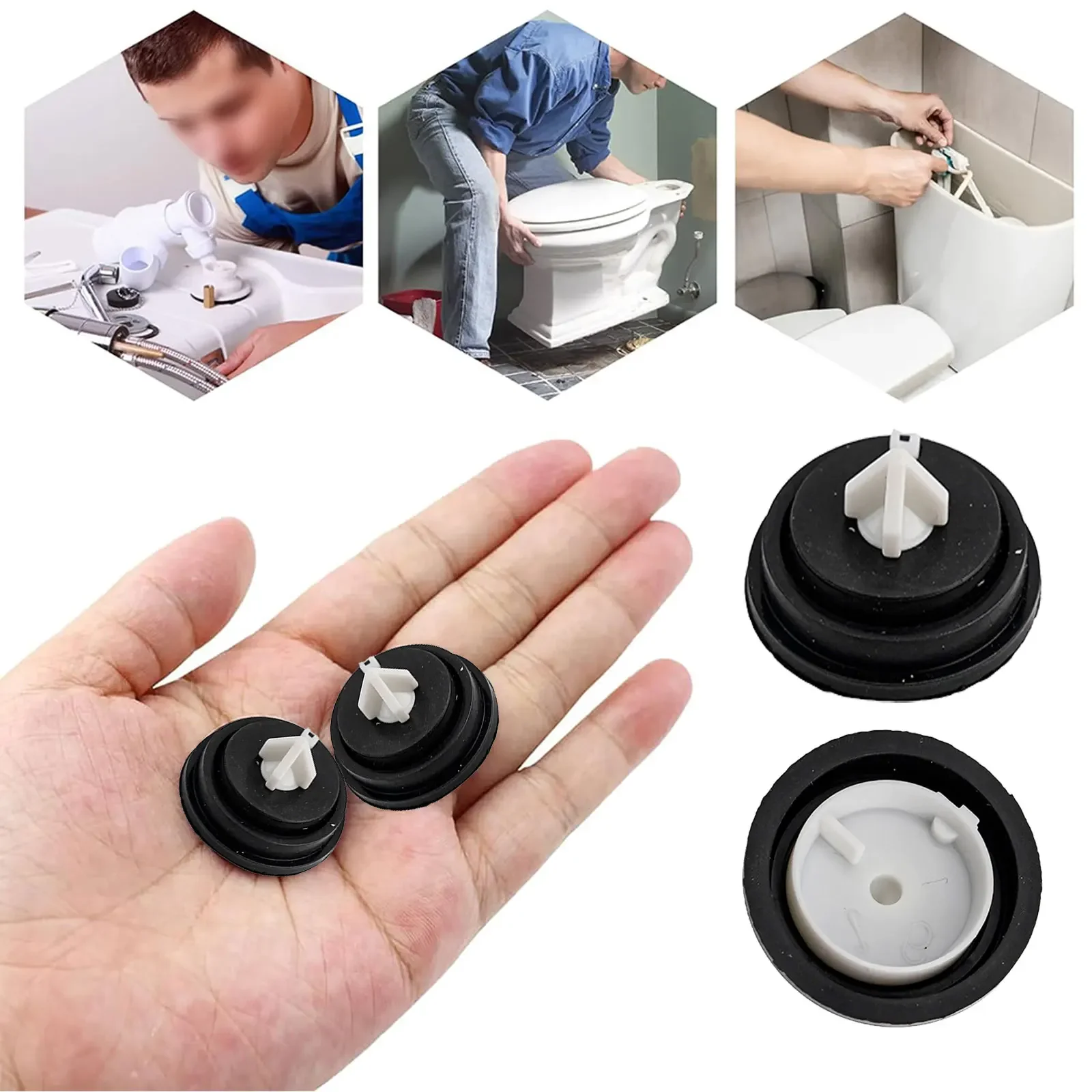 For Siamp Ball Valves Cistern Valve Washer Replacement Diaphragm Washer Rubber Material 15mm Depth 27mm Diameter