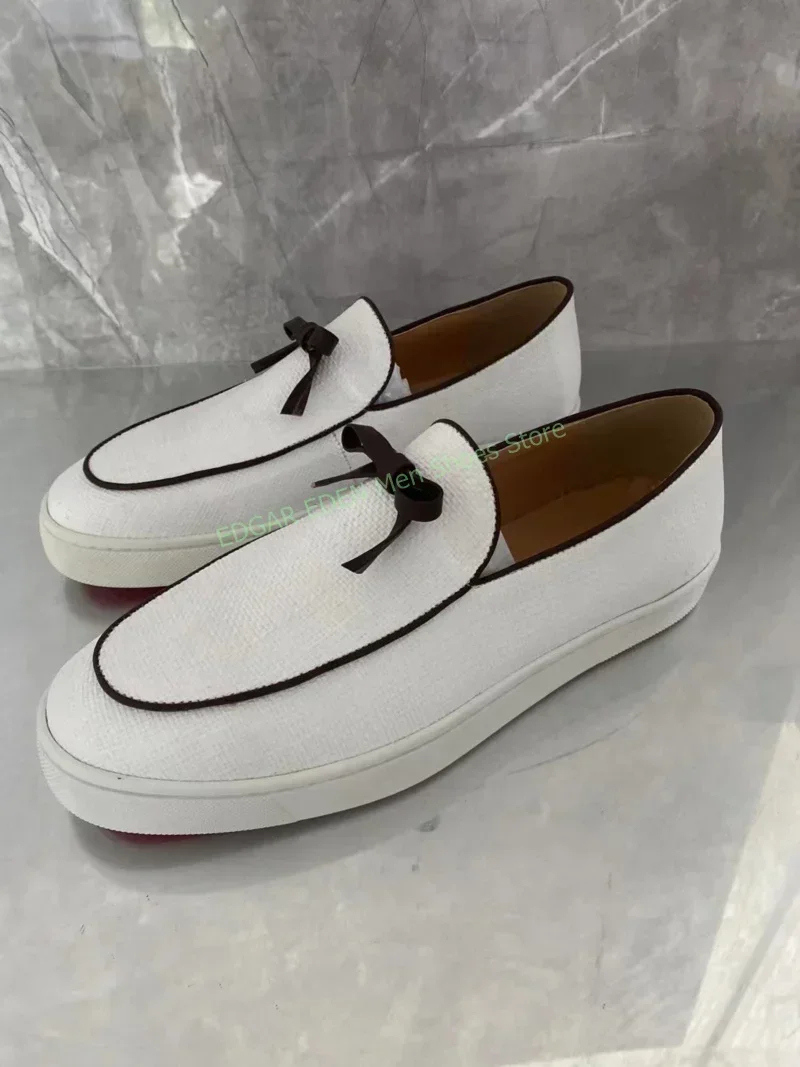 

Ventage белые кожаные мужские туфли-лоферы, удобные туфли без шнуровки с украшением в виде бабочки, мужские туфли с круглым носком для свадебной вечеринки