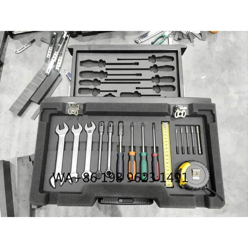 Multifunctional Rotomolded Tool Box Set with EVA Foam Lining Heavy Duty Hard Shell Tool Case forProfessional Tool Storage