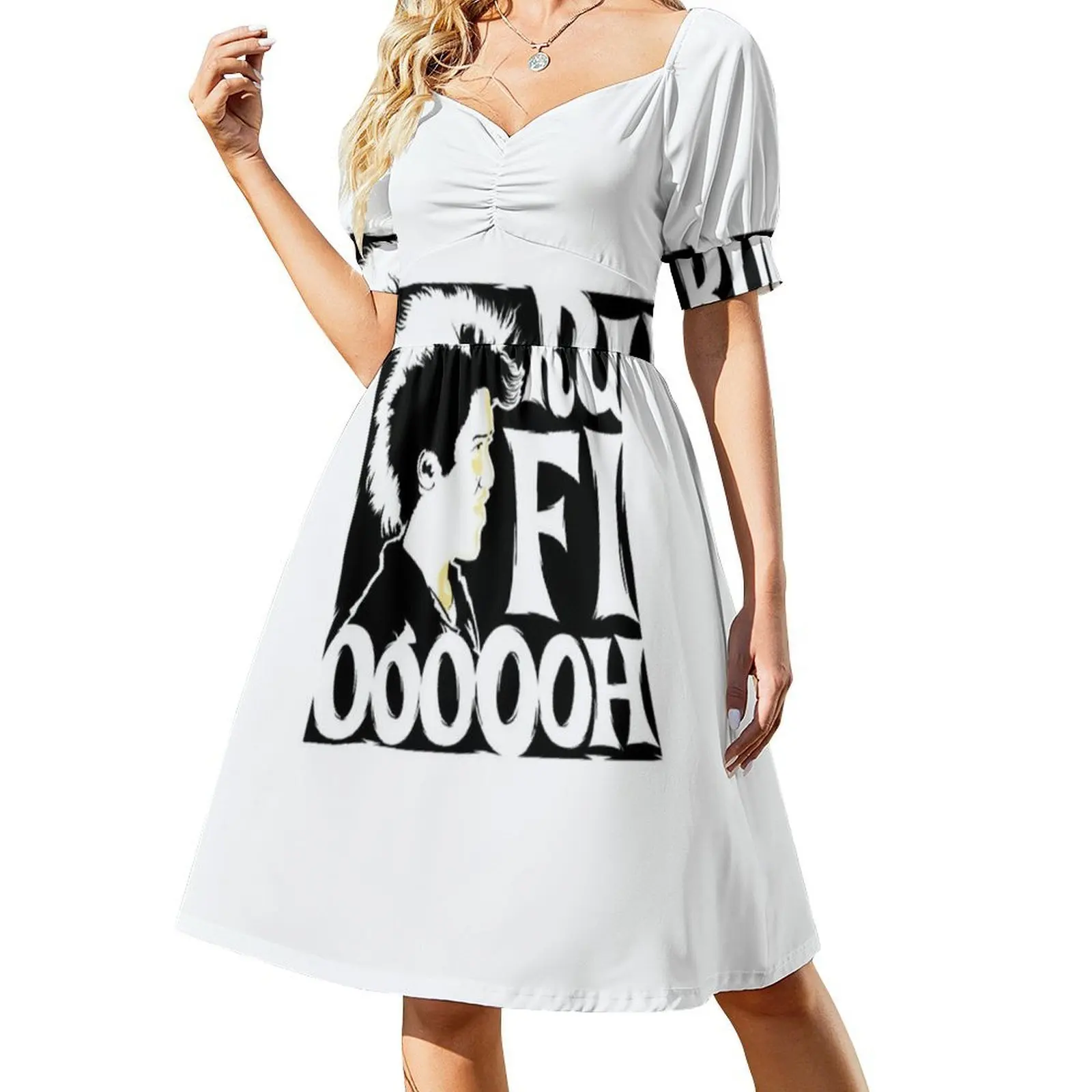 فستان كاجوال على الطراز الكوري من Rufio (خطاف) للنساء فساتين مكتب يومية بسيطة للسيدات فيلم ويندي كتاب كلاسيكي دودة الكتب بيتر #2