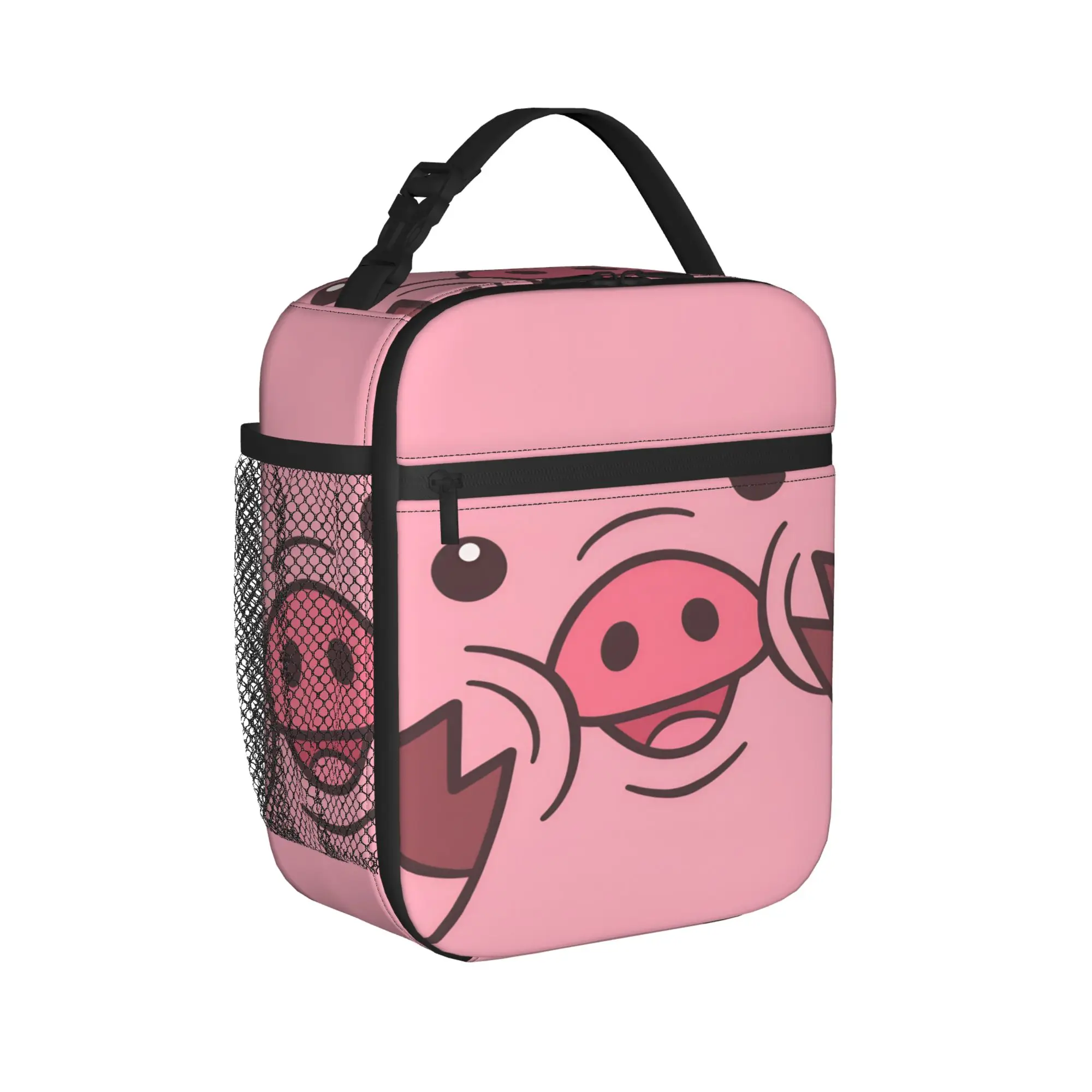 Waddles Lunch Bag G-Gravity Falls Travel Lunch Box For Adult Fashion Designer Tote Food Bags Oxford Portable Cooler Bag