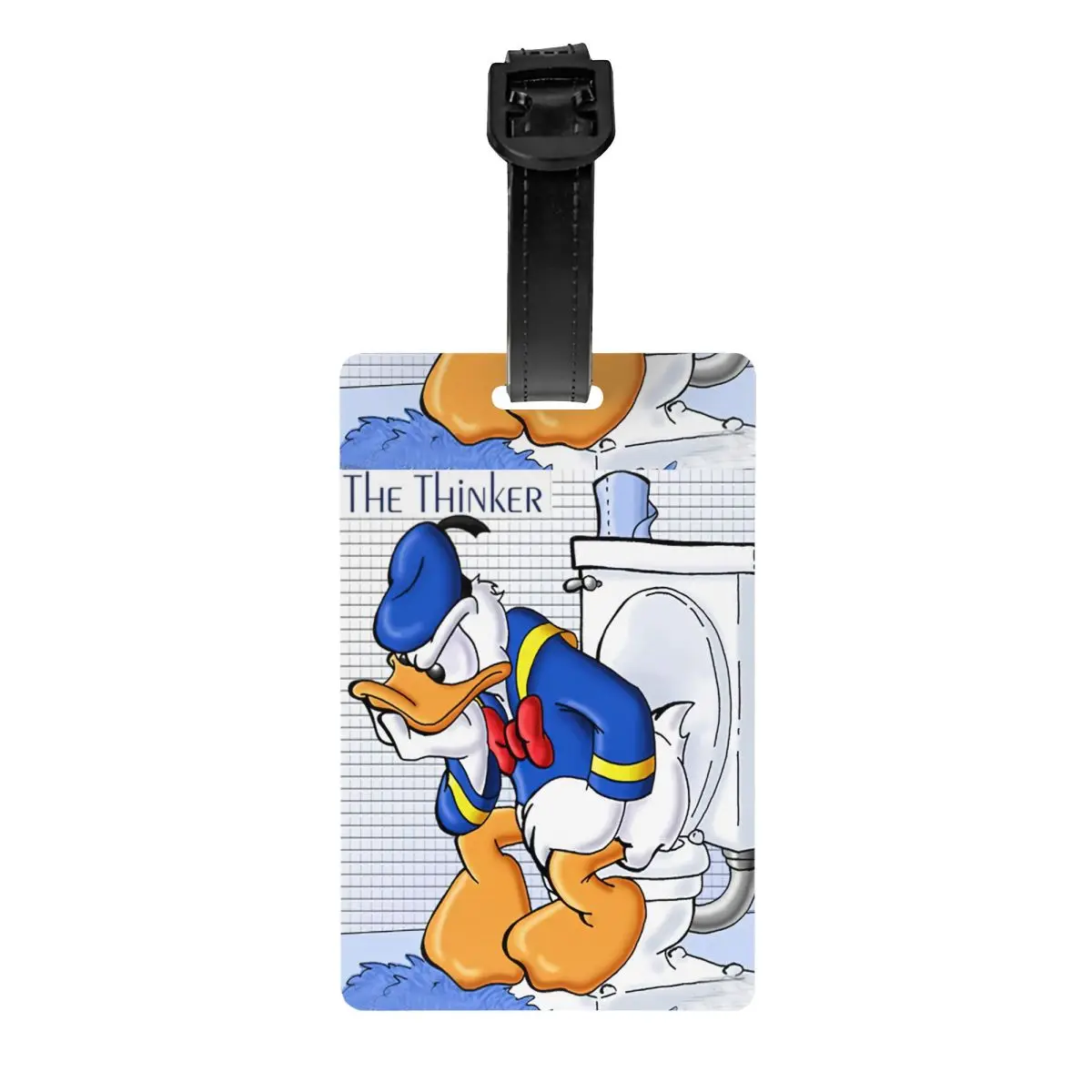 

Donald Duck Cartoon Luggage Tag Suitcase Baggage Privacy Cover ID Label