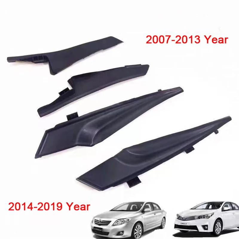 Front Windshield Wrap Corner Trim Windshield Wiper Side Trim Cover For Toyota Corolla/Altis 2007 2008 2009 2010 2011 2012-2019