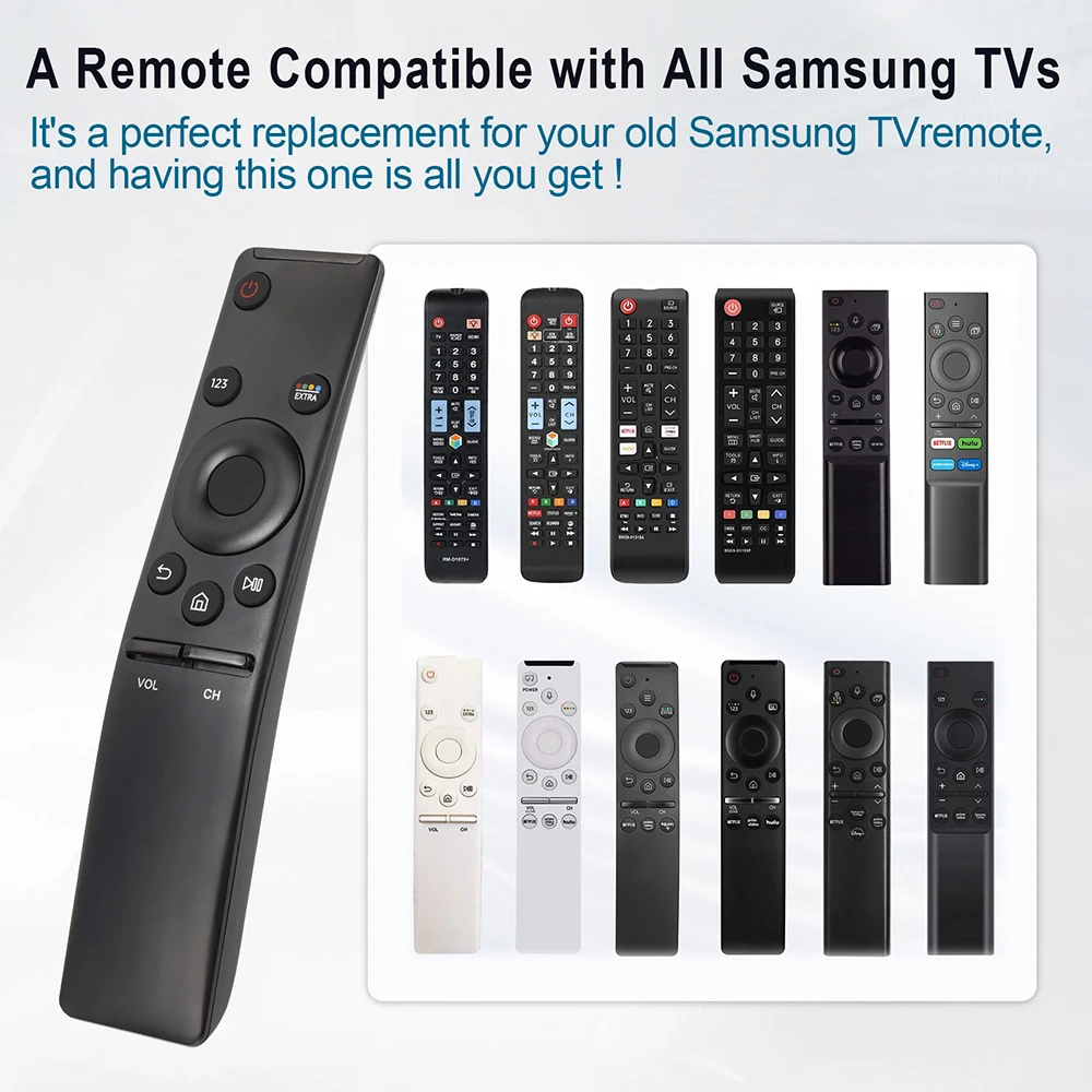 BN59-01259B BN59-01259D Remote Control Replacement HD 4K Smart TV Fit BN59-01259E 01258E 01260A 01266A