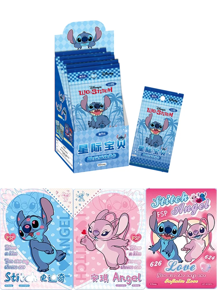 Genuine Disney Lilo & Stitch Collection Card  Fun Edition Stitch Crazy Zootopia Collectible Card Children Toy Gift