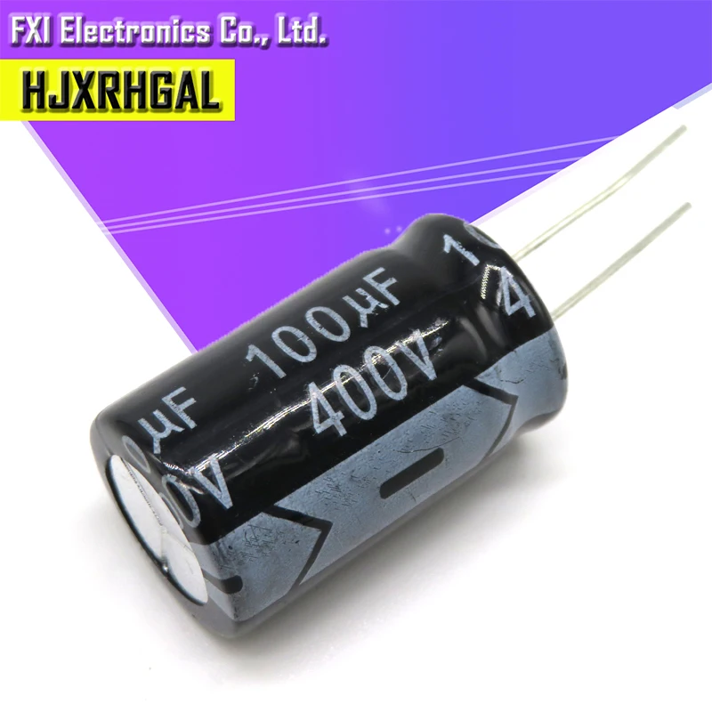 5 sztuk 400v100uf 18x31 400v 100uf 18*31 kondensator elektrolityczny capa kondensator elektrolityczny