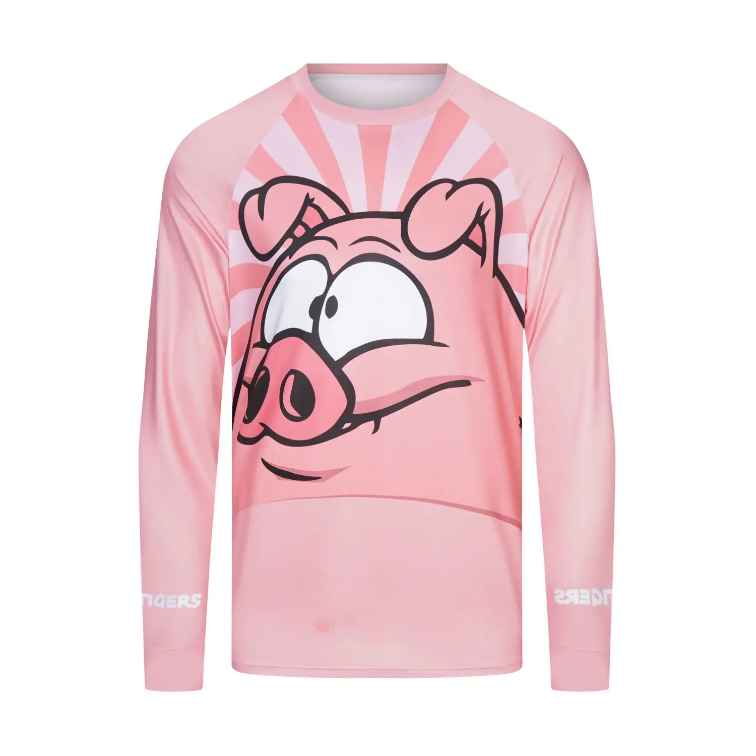 

Весенне-осенняя новая быстросохнущая спортивная одежда с длинными рукавами и рисунком, мужские и женские спортивные футболки, повседневные дышащие топы