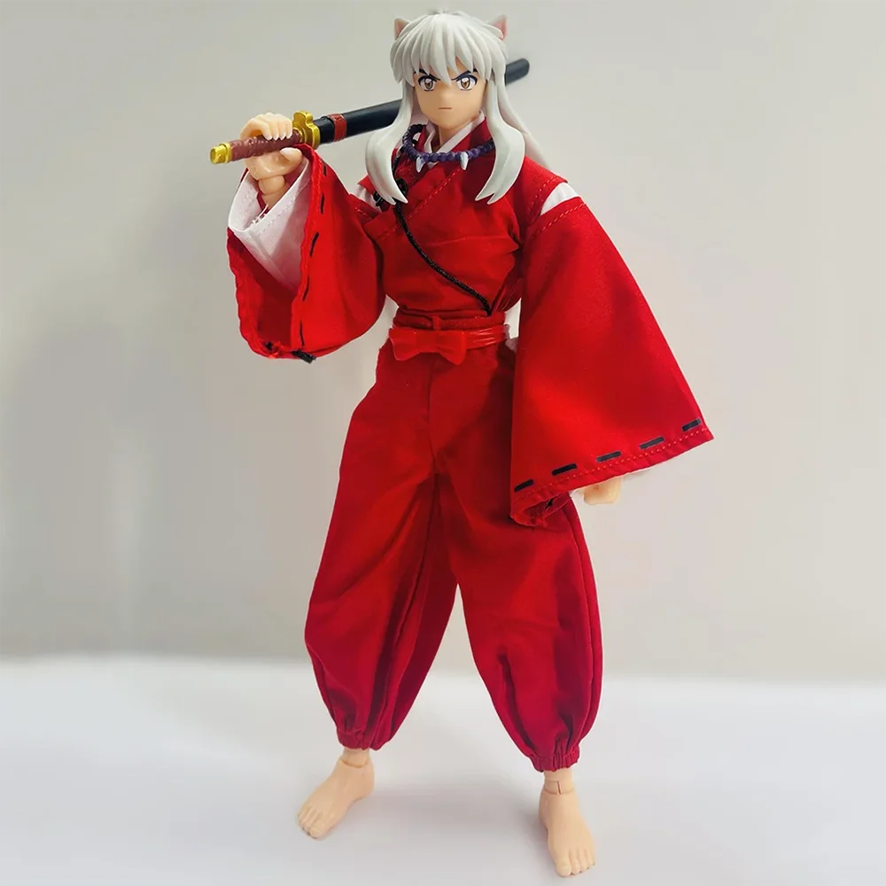 Great Toys Dasin Inuyasha Sesshoumaru 1/12 Pvc Action Figure Inuyasha Anime 16cm/6 Inches S.H.F PVC Action Figure Toy