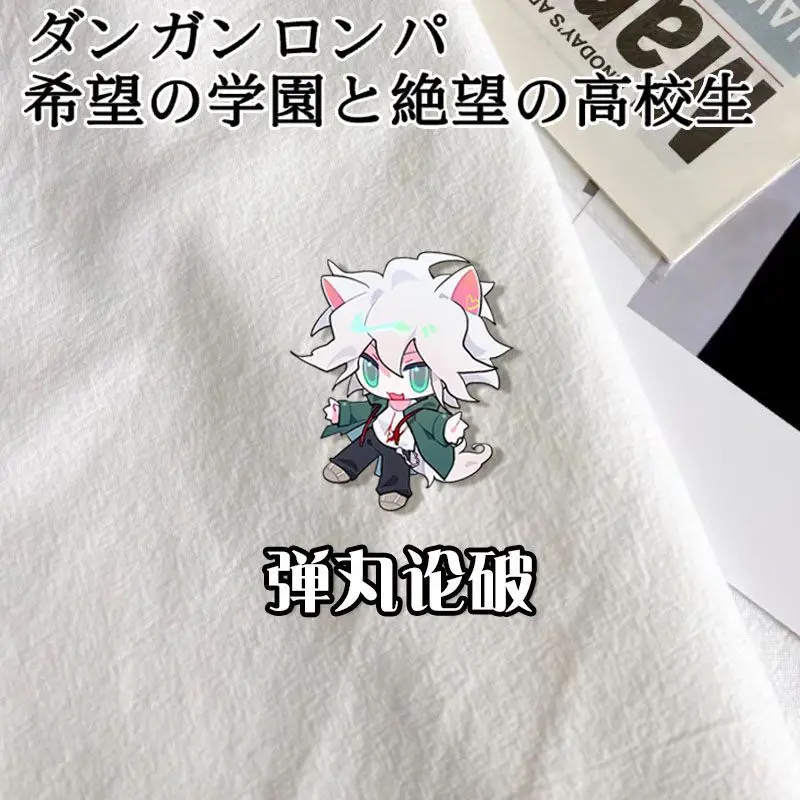 4PCS Anime Danganronpa Badge Brooch Pin Kokichi Oma Nanami ChiaKi Clothes Backpack Decoration Lapel Personalized Chest Tag