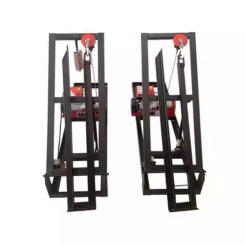Folding tile elevator is an essential tool for roof construction contractors, which can be easily lifted and lowered