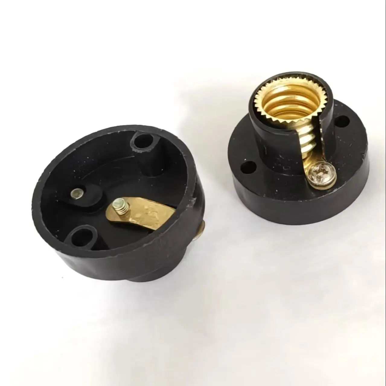 20PCS/LOt E14 Screw Round Conversion Flat LED Lamp Holder 5A Bedroom Small Screw Led Lighting Head Base Socket - view 4