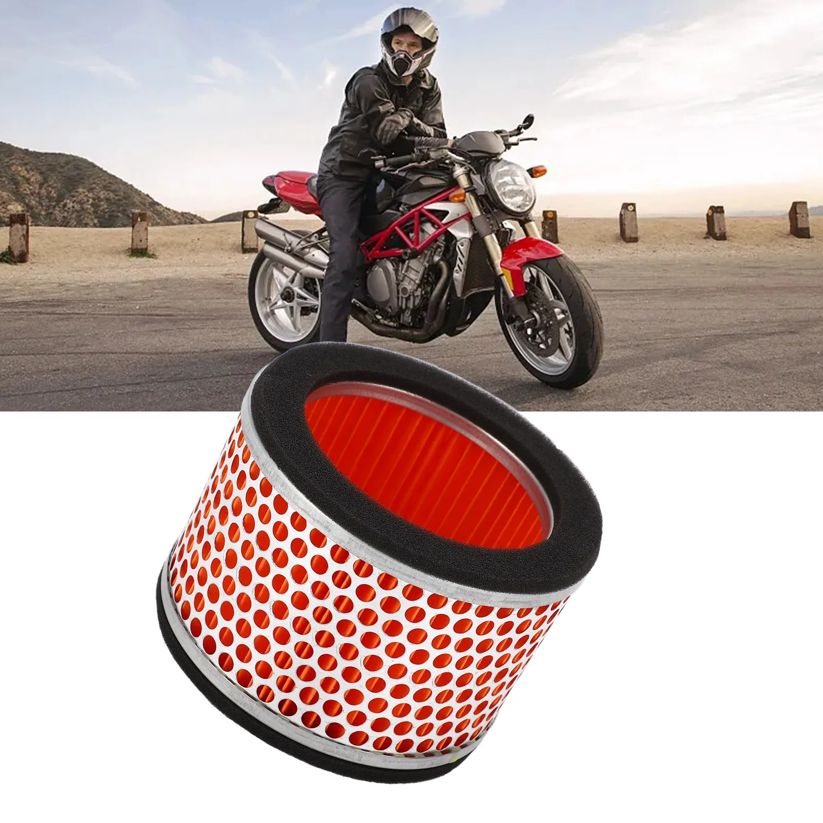 Motorcycle Engine Air Filter Professional Engineering Replacement for NX650 Dominator 1988‑2002