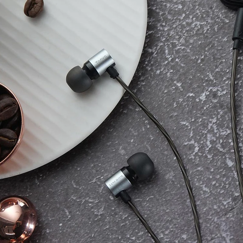 تانتشجيم تانيا أفضل السلكية HiFi في الأذن IEMs سماعة DSP 7 مللي متر ديناميكية مع HD ميكروفون نوع C/3.5 مللي متر التوصيل 4N الأكسجين الحرة كابل
