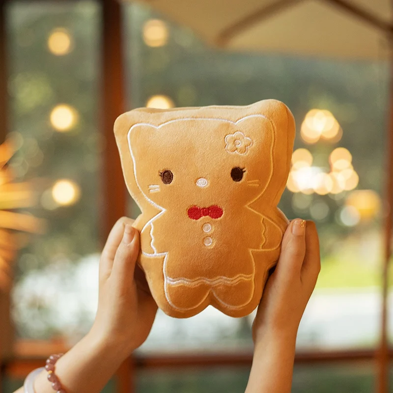 ハローキティ-漫画のクッキーぬいぐるみ,愛らしい人形,ジンジャーブレッドマン,生姜パン,かわいい,家の装飾,ギフト