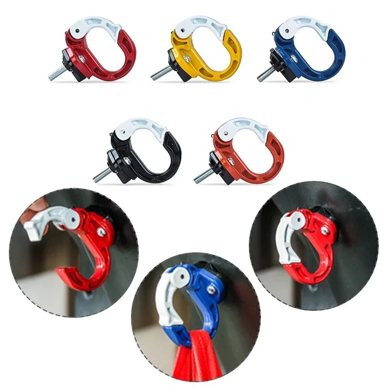 Motorcycle Hook Luggage Helmet Hook Aluminum Alloy Mount Holder Hook Hanger For Motorbike Scooter Dirt Bike ATV Moto Accessories