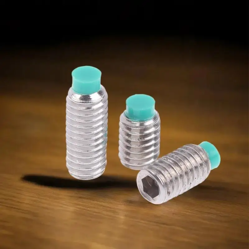 10 Buah Sekrup M6 Kepala Nilon POM-Sekrup Penyangga Anti-getaran Anti-longgar untuk Perakitan Mesin, Elektronik & Furnitur