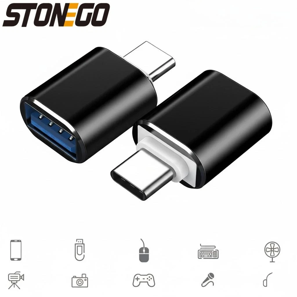

High Speed USB C to USB A Adapter Type C to USB 3.0 Converter OTG Compatible with USB C Devices
