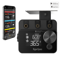 Smart Wireless for Bluetooth Meat Thermometer for Kamado Grill PID BBQ Fan Controller Temperature Control Plastic Probe for ODM